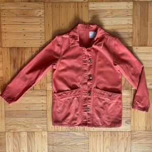 ASOS Terra Cotta Denim Chore Coat UK 8